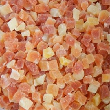 Papaya Diced Dried Unsulfured