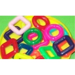 Squares and Rings 1 Inch