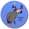 African Grey Reindeer Ornament H-59
